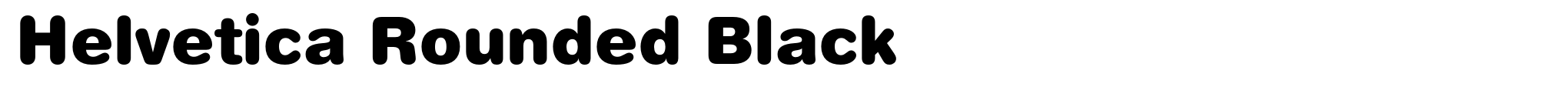 Helvetica Rounded Black image